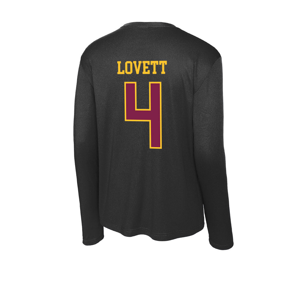 Arizona State - NCAA Women's Basketball : Jyah LoVett - Activewear Long Sleeve T-Shirt-1