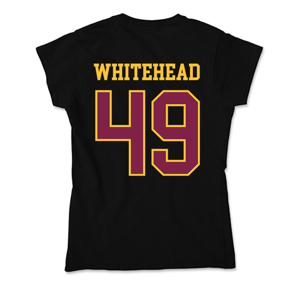 Arizona State - NCAA Men's Ice Hockey : Braxton Whitehead - Soft Style Women’s T-Shirt-1