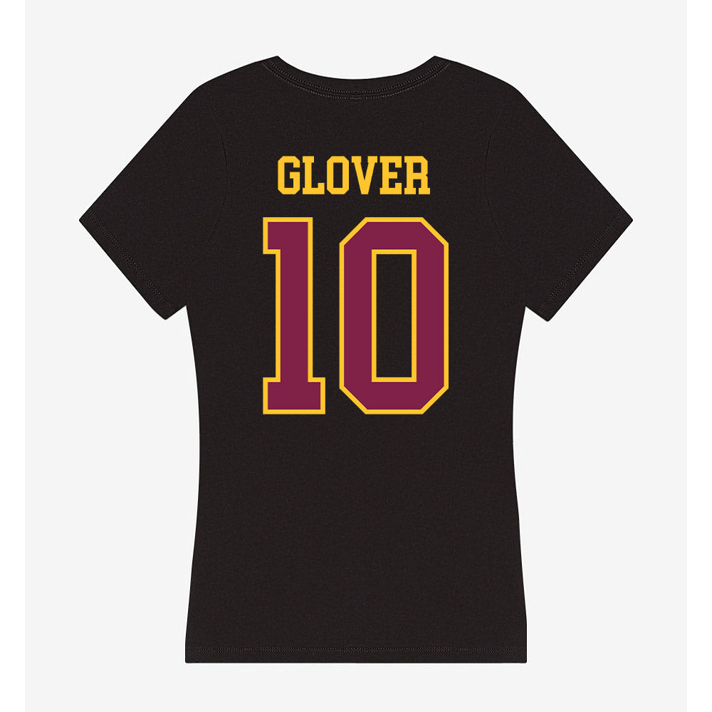 Arizona State - NCAA Women's Volleyball : Noemie Glover - Women's V-Neck T-Shirt-1