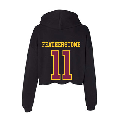 Arizona State - NCAA Women's Water Polo : Katherine Featherstone - Women's Crop Fleece Hoodie-1