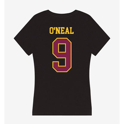Arizona State - NCAA Football : Elijah O'Neal - Women's V-Neck T-Shirt-1
