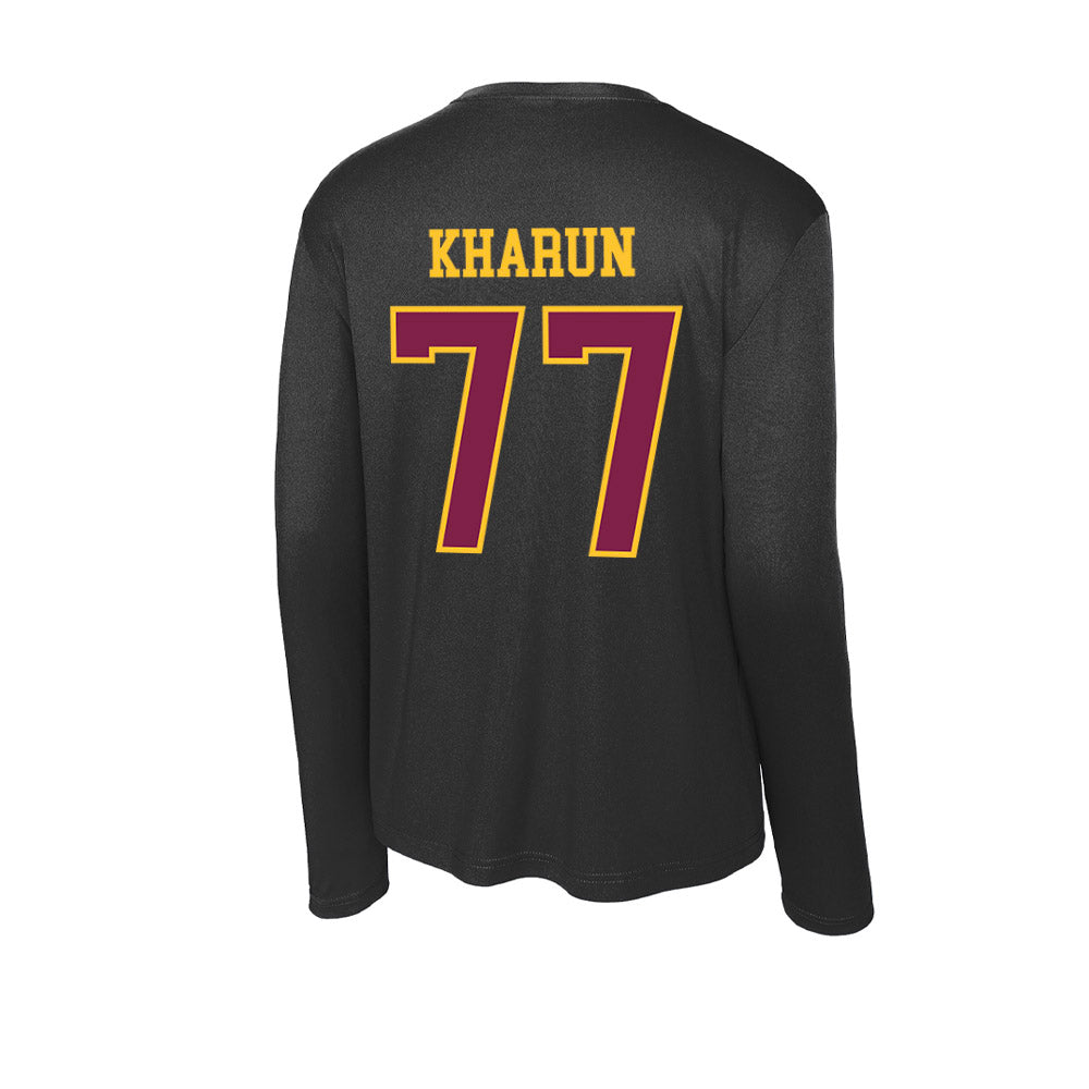 Arizona State - NCAA Men's Swimming & Diving : Ilya Kharun - Activewear Long Sleeve T-Shirt-1