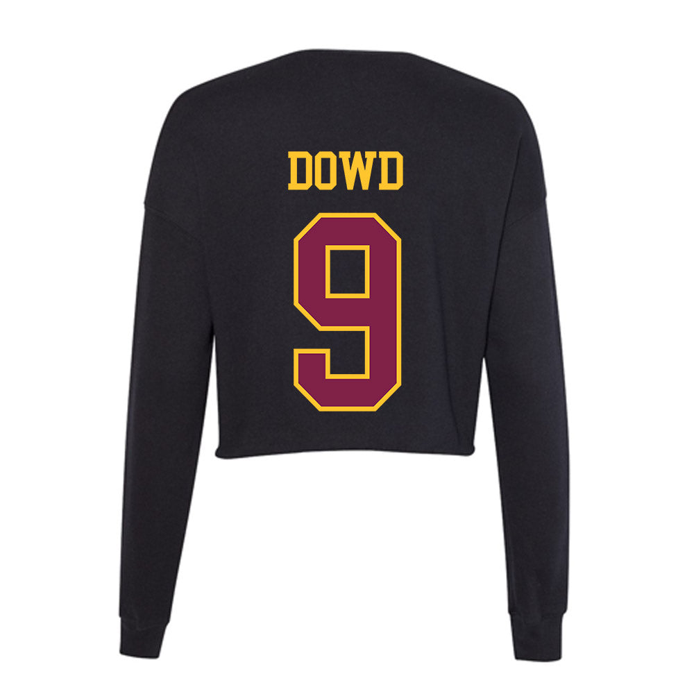 Arizona State - NCAA Men's Ice Hockey : Anthony Dowd - Women's Cropped Crew Fleece-1
