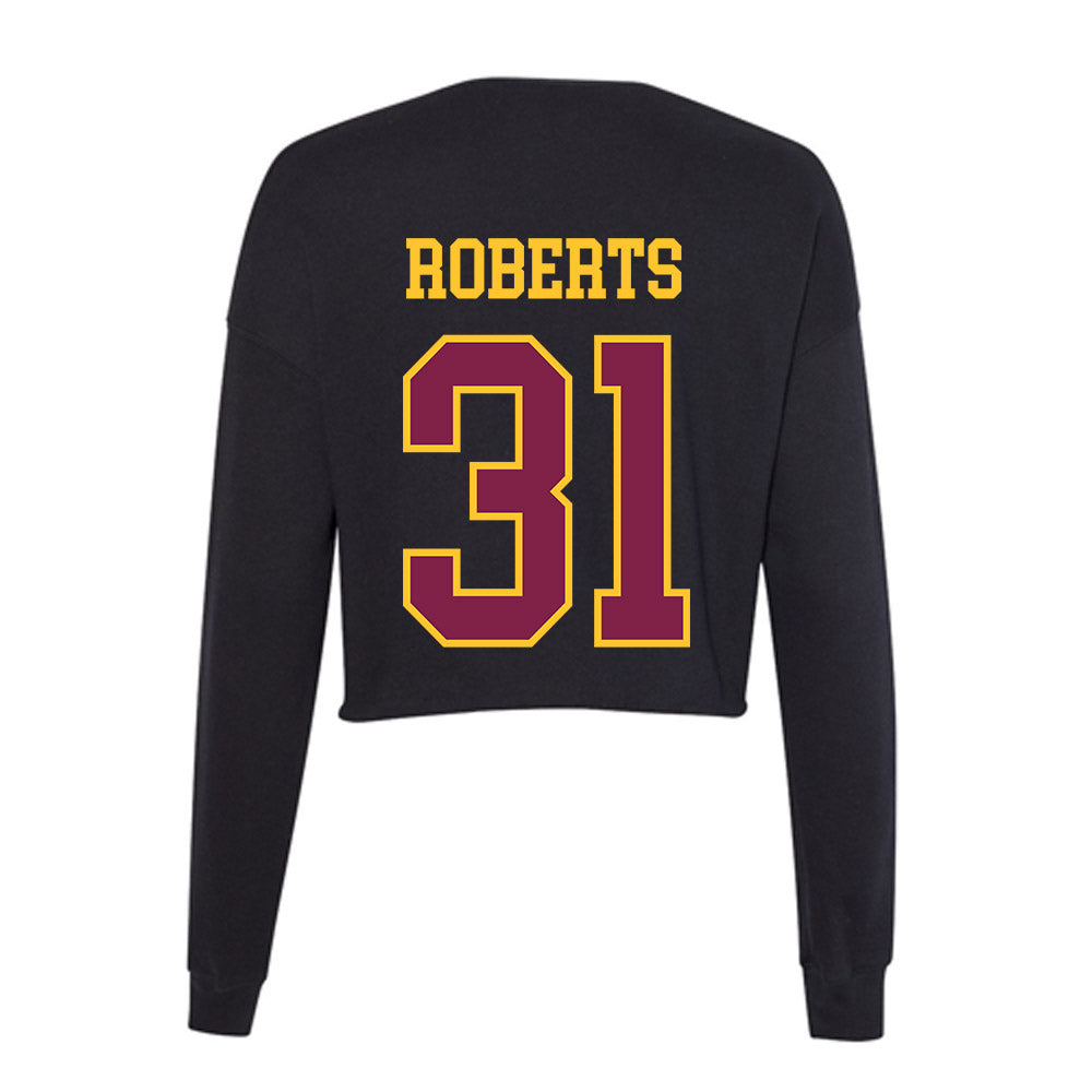 Arizona State - NCAA Softball : Millie Roberts - Women's Cropped Crew Fleece-1