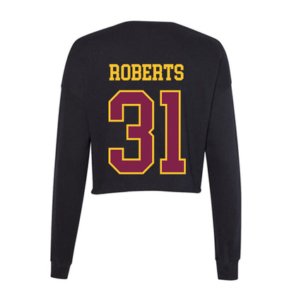 Arizona State - NCAA Softball : Millie Roberts - Women's Cropped Crew Fleece-1