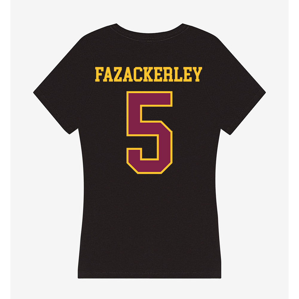 Arizona State - NCAA Women's Soccer : Lucy Fazackerley - Women's V-Neck T-Shirt-1