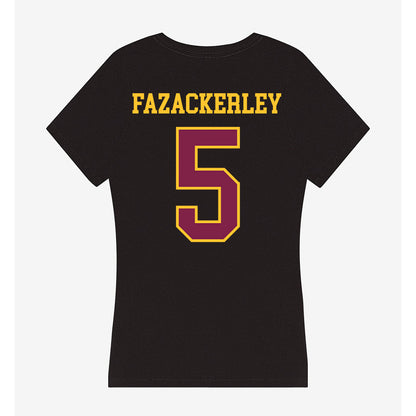 Arizona State - NCAA Women's Soccer : Lucy Fazackerley - Women's V-Neck T-Shirt-1