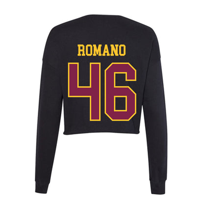 Arizona State - NCAA Football : Tommy Romano - Women's Cropped Crew Fleece-1