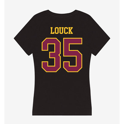 Arizona State - NCAA Baseball : Brady Louck - Women's V-Neck T-Shirt-1