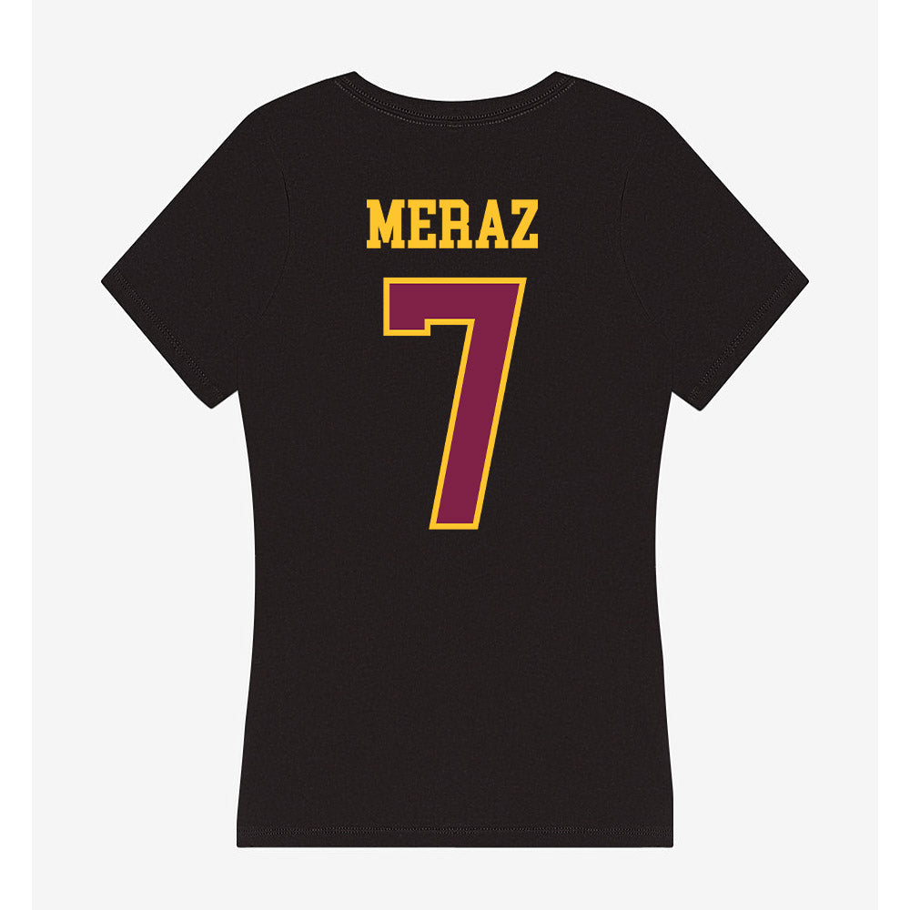 Arizona State - NCAA Women's Water Polo : Leila Meraz - Women's V-Neck T-Shirt-1
