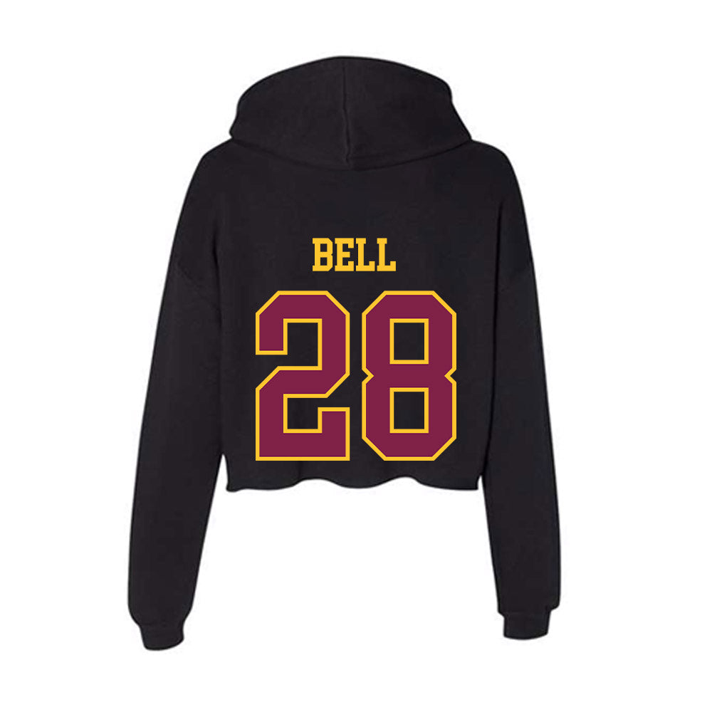Arizona State - NCAA Women's Soccer : Norah Bell - Women's Crop Fleece Hoodie-1