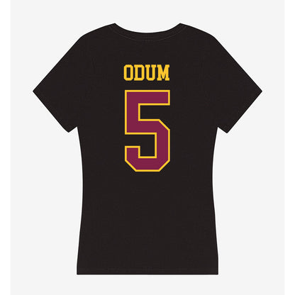 Arizona State - NCAA Men's Basketball : Moe Odum - Women's V-Neck T-Shirt-1