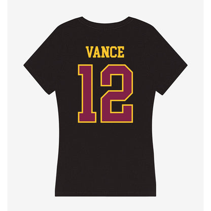Arizona State - NCAA Women's Volleyball : Ceci Vance - Women's V-Neck T-Shirt-1
