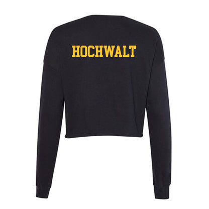 Arizona State - NCAA Men's Swimming & Diving : Michael Hochwalt - Women's Cropped Crew Fleece-1