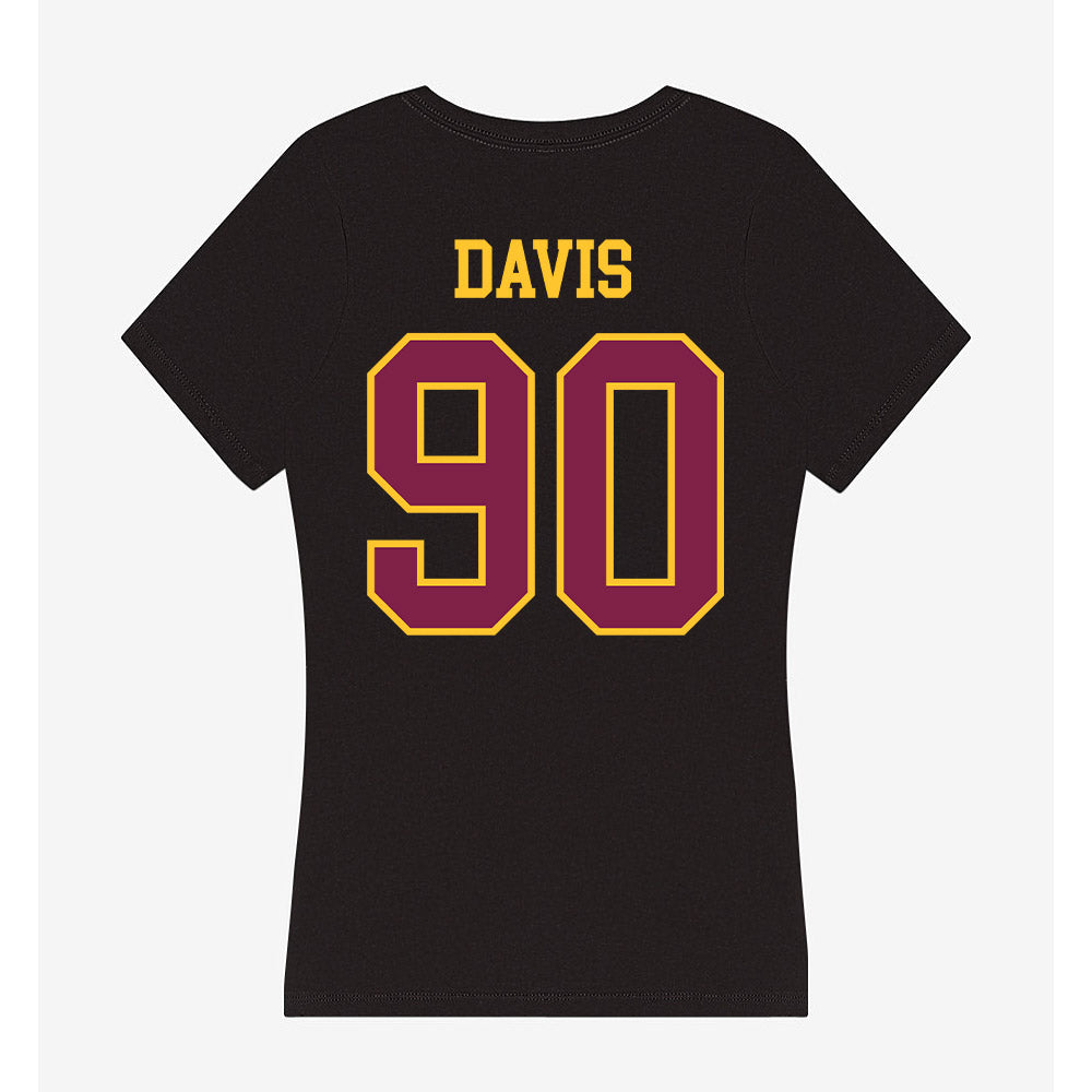 Arizona State - NCAA Football : Cade Davis - Women's V-Neck T-Shirt-1