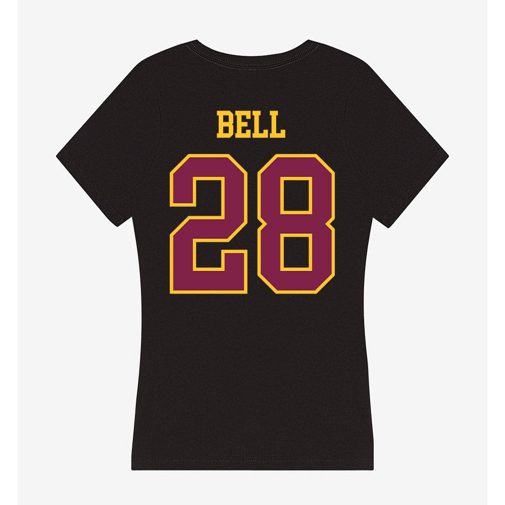 Arizona State - NCAA Women's Soccer : Norah Bell - Women's V-Neck T-Shirt-1