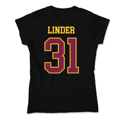 Arizona State - NCAA Baseball : Colin Linder - Soft Style Women’s T-Shirt-1