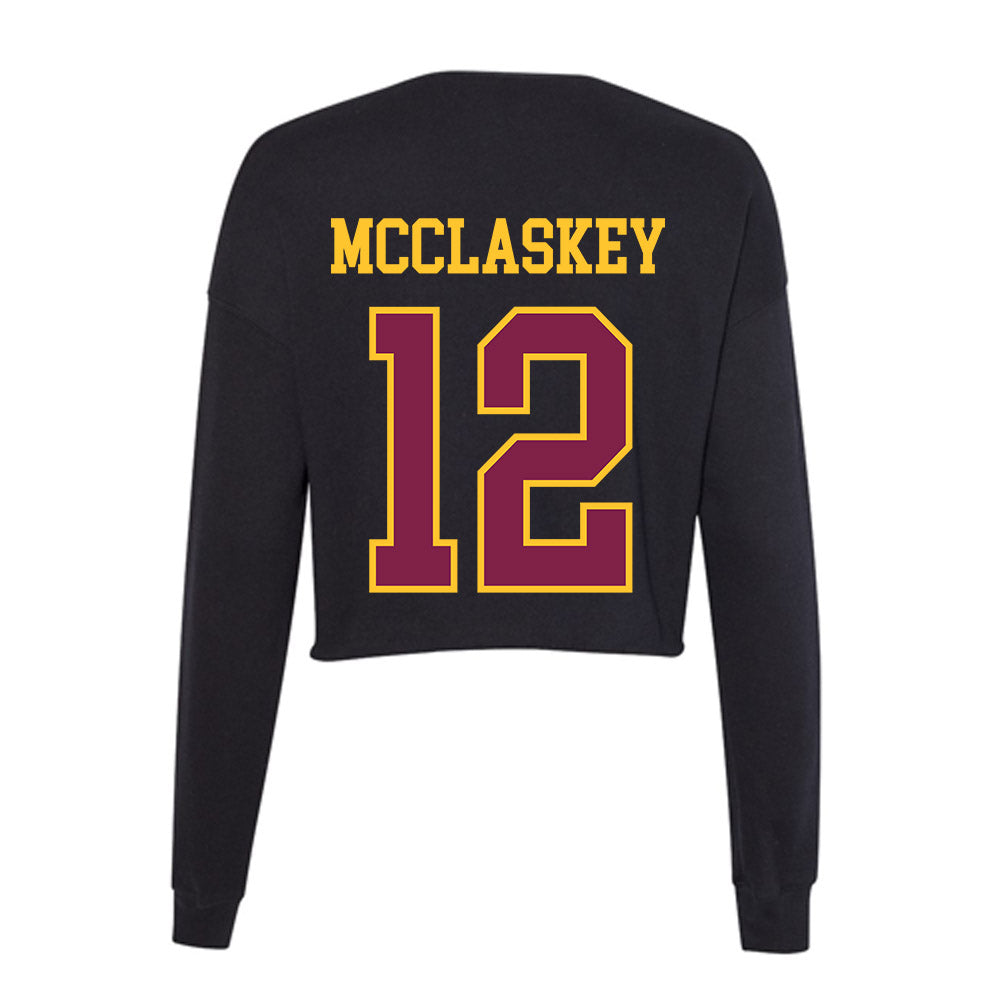 Arizona State - NCAA Women's Water Polo : Hannah McClaskey - Women's Cropped Crew Fleece-1