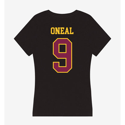 Arizona State - NCAA Football : Elijah ONeal - Women's V-Neck T-Shirt-1