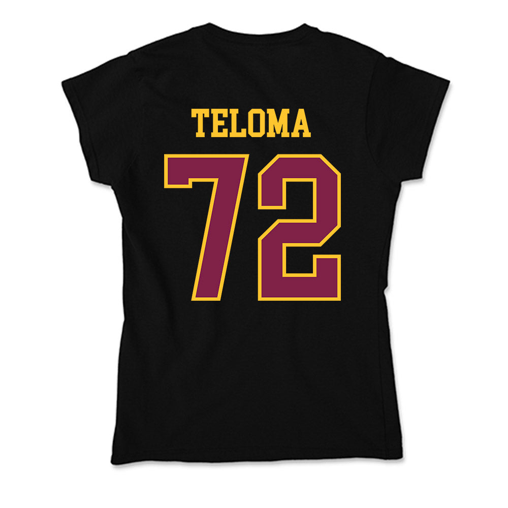 Arizona State - NCAA Football : Doughless Teloma - Soft Style Women’s T-Shirt-1