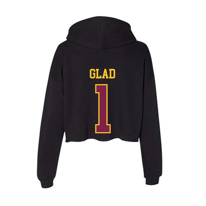 Arizona State - NCAA Women's Water Polo : Keri Glad - Women's Crop Fleece Hoodie-1