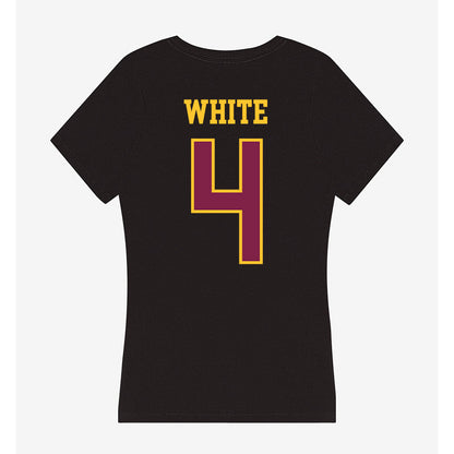 Arizona State - NCAA Beach Volleyball : Adelynn White - Women's V-Neck T-Shirt-1