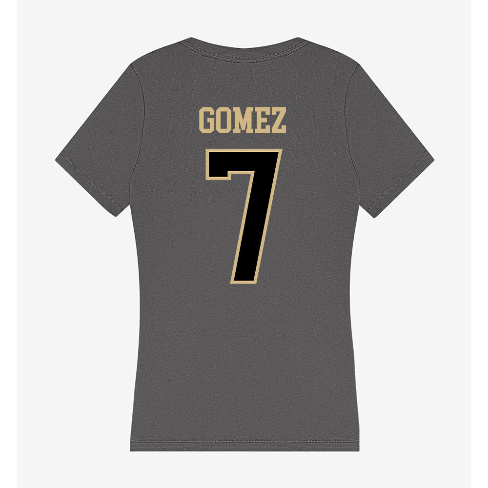 Wake Forest - NCAA Women's Soccer : Alejandra Gomez - Women's V-Neck T-Shirt-1