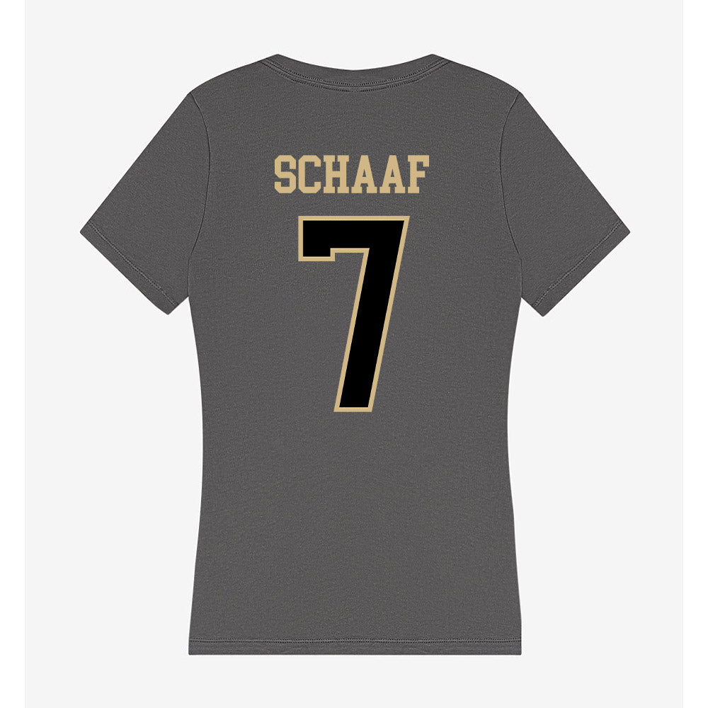 Wake Forest - NCAA Baseball : Blake Schaaf - Women's V-Neck T-Shirt-1