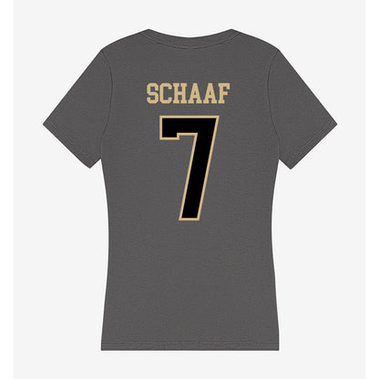 Wake Forest - NCAA Baseball : Blake Schaaf - Women's V-Neck T-Shirt-1