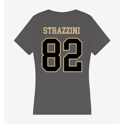 Wake Forest - NCAA Football : Luca Strazzini - Women's V-Neck T-Shirt-1