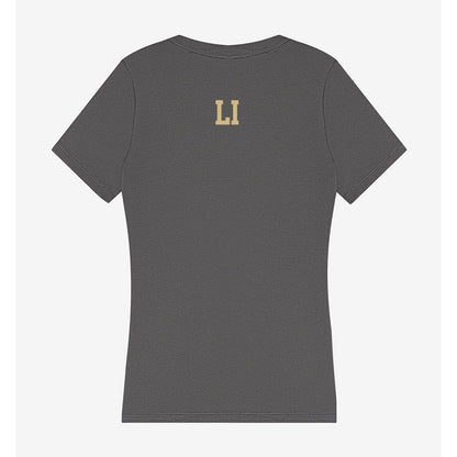 Wake Forest - NCAA Women's Tennis : Jingyi Li - Women's V-Neck T-Shirt-1
