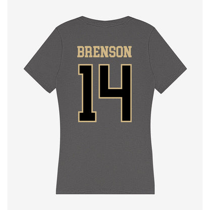 Wake Forest - NCAA Football : Chevalier Brenson - Women's V-Neck T-Shirt-1