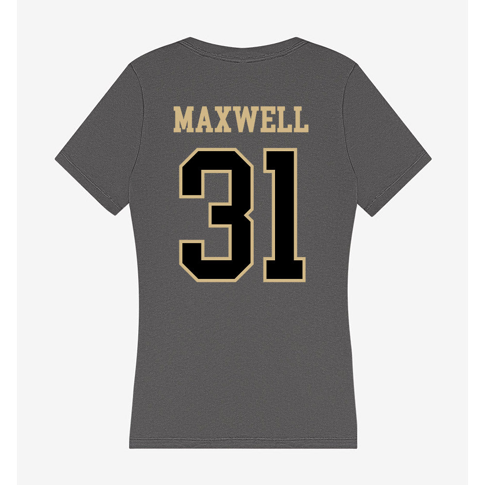 Wake Forest - NCAA Women's Soccer : Kylie Maxwell - Women's V-Neck T-Shirt-1