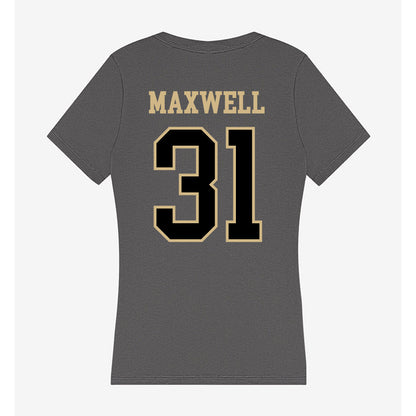 Wake Forest - NCAA Women's Soccer : Kylie Maxwell - Women's V-Neck T-Shirt-1