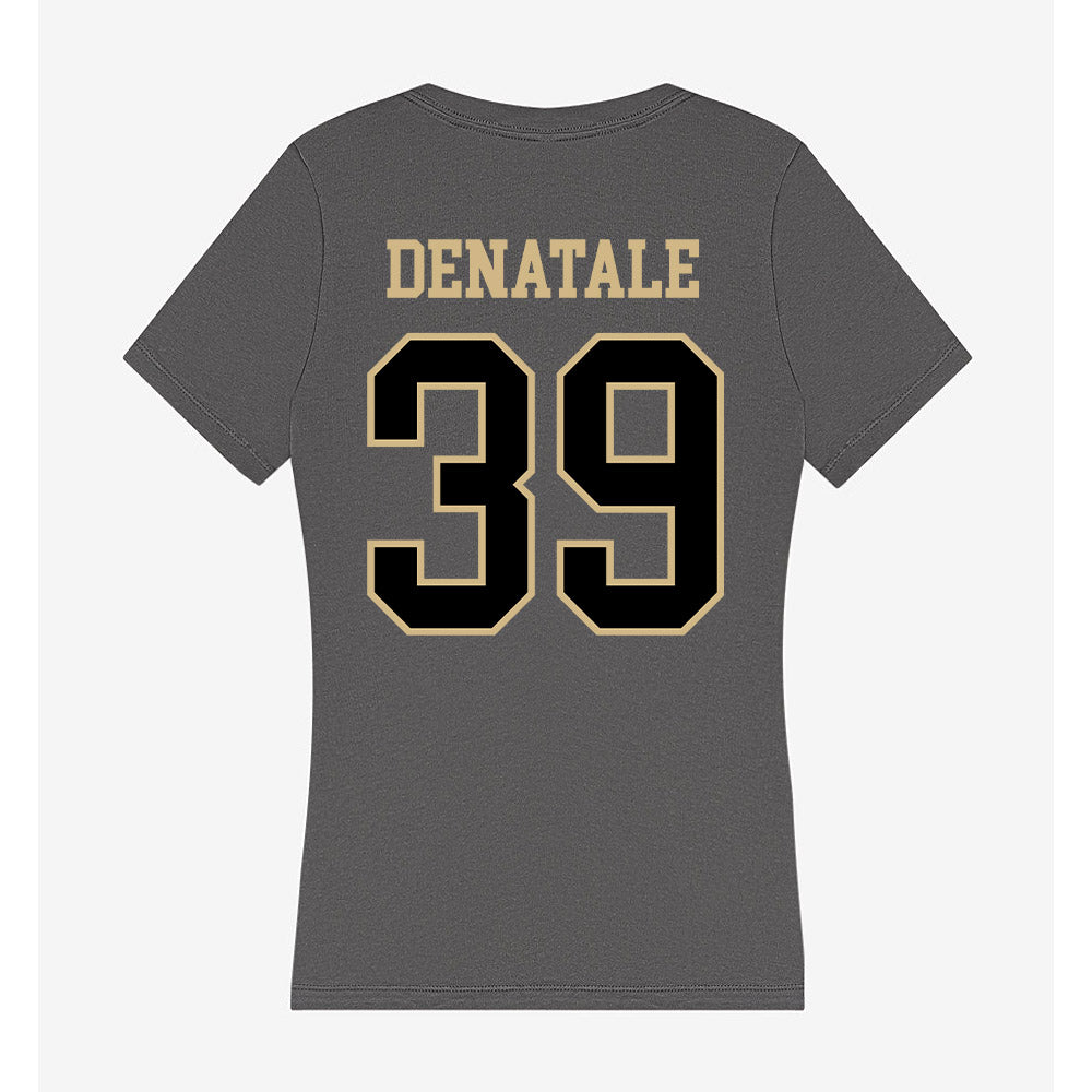 Wake Forest - NCAA Women's Soccer : Laine DeNatale - Women's V-Neck T-Shirt-1