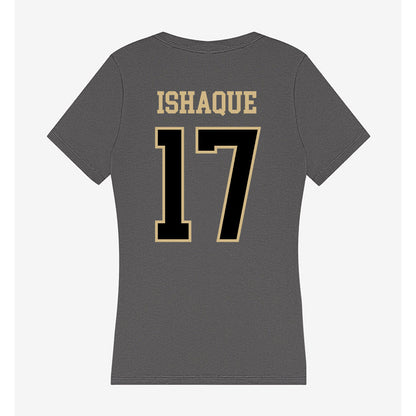 Wake Forest - NCAA Women's Soccer : Zaiba Ishaque - Women's V-Neck T-Shirt-1