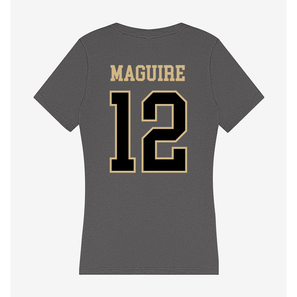 Wake Forest - NCAA Women's Soccer : Aislynn Maguire - Women's V-Neck T-Shirt-1