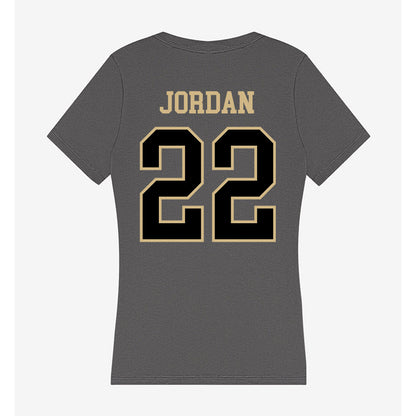 Wake Forest - NCAA Women's Basketball : Madisyn Jordan - Women's V-Neck T-Shirt-1