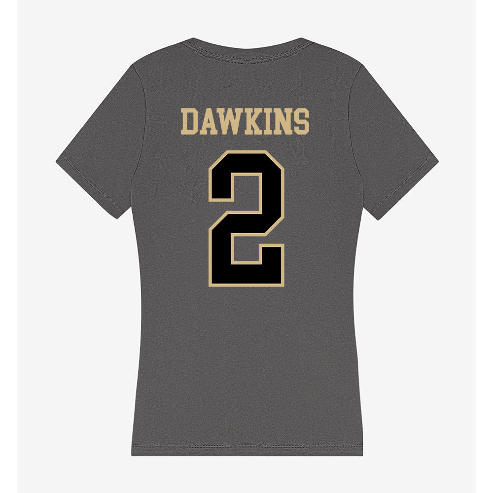 Wake Forest - NCAA Women's Soccer : Amaya Dawkins - Women's V-Neck T-Shirt-1