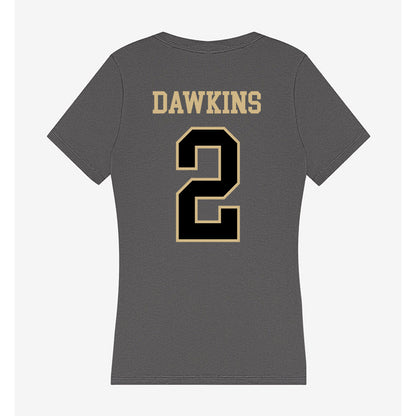 Wake Forest - NCAA Women's Soccer : Amaya Dawkins - Women's V-Neck T-Shirt-1