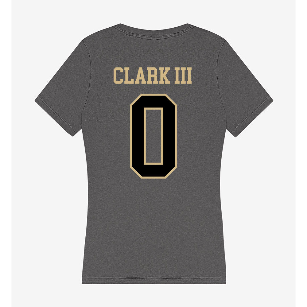 Wake Forest - NCAA Football : Ty Clark III - Women's V-Neck T-Shirt-1