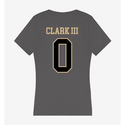 Wake Forest - NCAA Football : Ty Clark III - Women's V-Neck T-Shirt-1