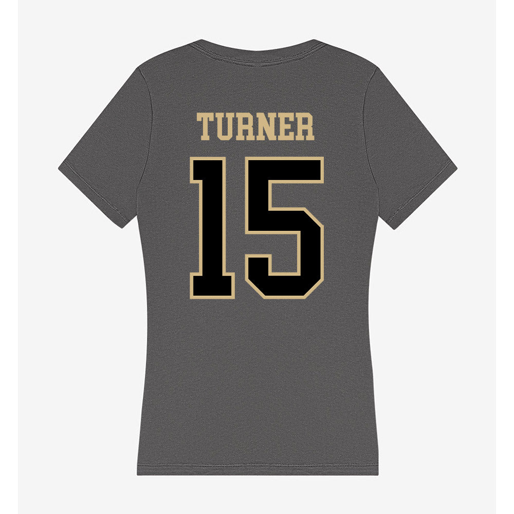 Wake Forest - NCAA Women's Soccer : Jordan Turner - Women's V-Neck T-Shirt-1