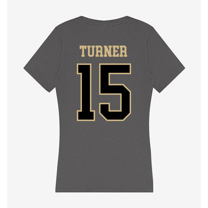Wake Forest - NCAA Women's Soccer : Jordan Turner - Women's V-Neck T-Shirt-1