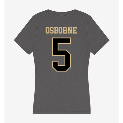 Wake Forest - NCAA Women's Soccer : MJ Osborne - Women's V-Neck T-Shirt-1