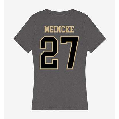 Wake Forest - NCAA Women's Soccer : Alicia Meincke - Women's V-Neck T-Shirt-1