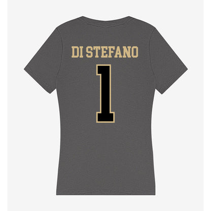 Wake Forest - NCAA Men's Soccer : John Di Stefano - Women's V-Neck T-Shirt-1