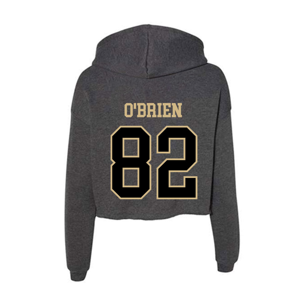 Wake Forest - NCAA Football : Hugh O'Brien - Women's Crop Fleece Hoodie-1