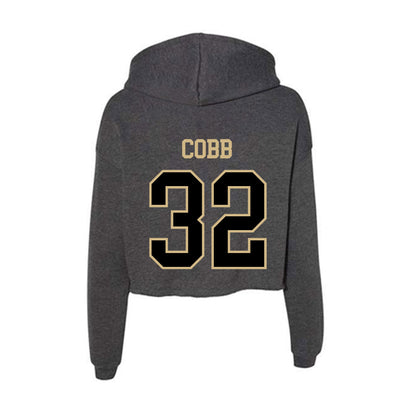 Wake Forest - NCAA Football : Will Cobb - Women's Crop Fleece Hoodie-1