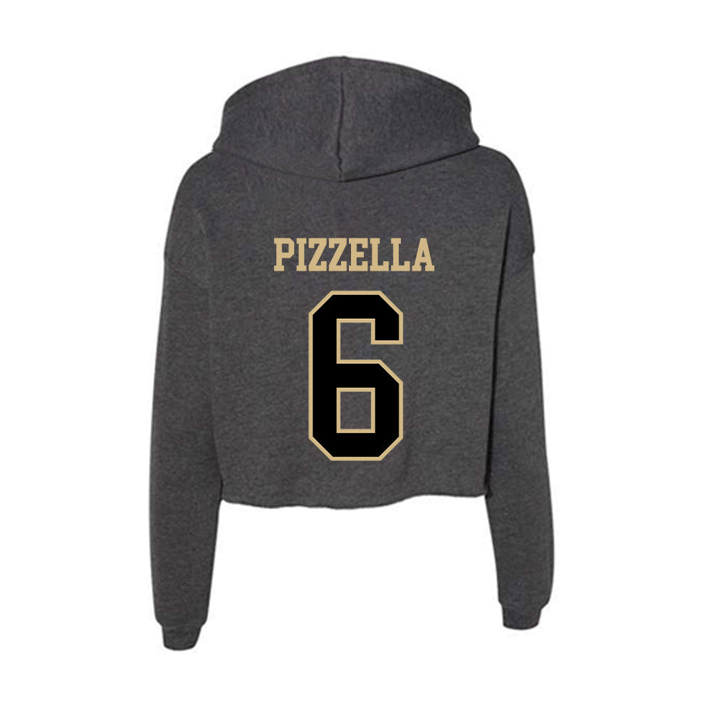 Wake Forest - NCAA Football : Steele Pizzella - Women's Crop Fleece Hoodie-1